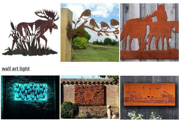 Corten Steel Wall Art to Add Decorative Touch to Your Home′s Exterior