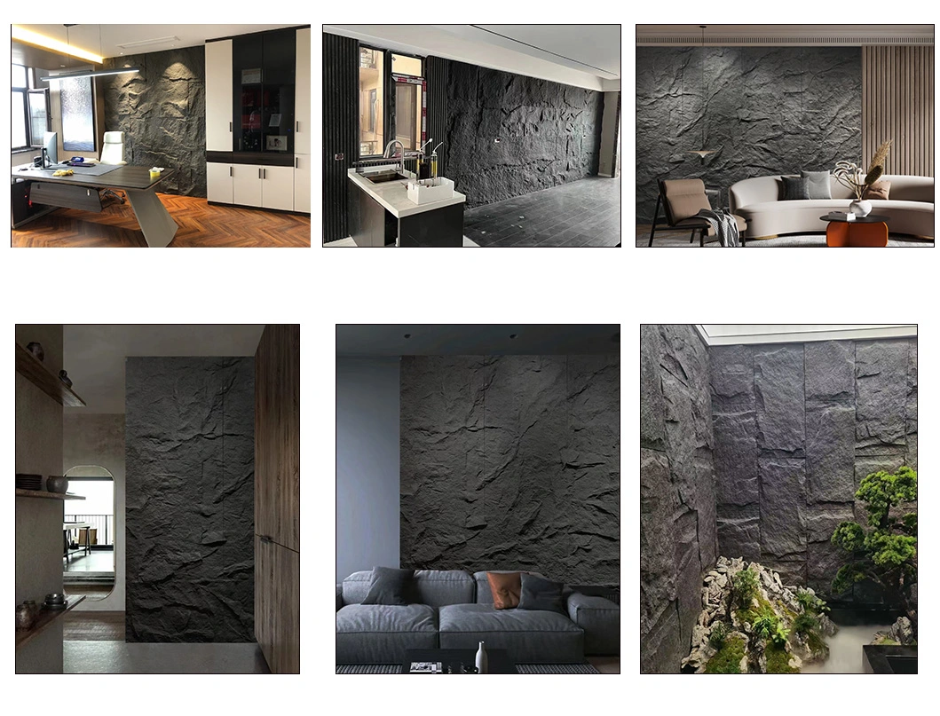 Wholesale Mushroom Stone Wall Panel PU Wall Panels Stone for Decoration PU Stone Artificial Stone Wall Panel